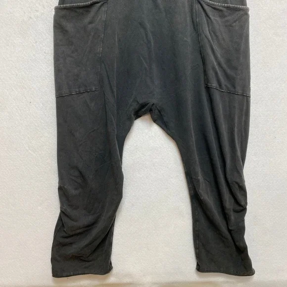 Free Movement FP Jumpsuit Overalls Womens Size Small Charcoal Harem Romper - Picture 3 of 9